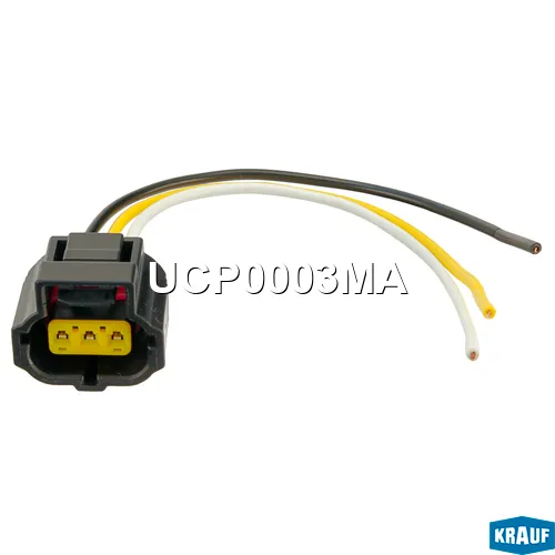 Коннектор (разъем) генератора FORD Focus I/Fiesta V 01-07/Fusion 02-> /3pin KRAUF UCP0003MA