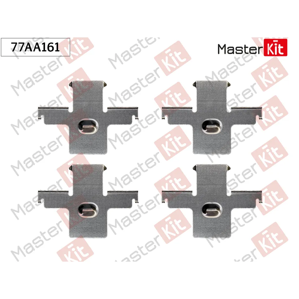 Комплект установочный тормозных колодок Nissan PATROL GR IV (Y60, GR) 1986 - 1998 MASTERKIT 77AA161