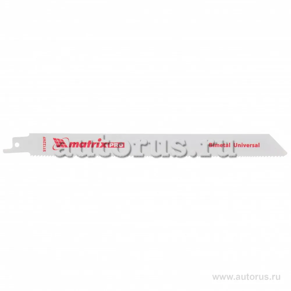 Полотна универсальные для сабельной пилы S1122VF, 200/1,8-2,5 мм, Bimetal, 2 шт, Pro MATRIX 782002 MATRIX 782002