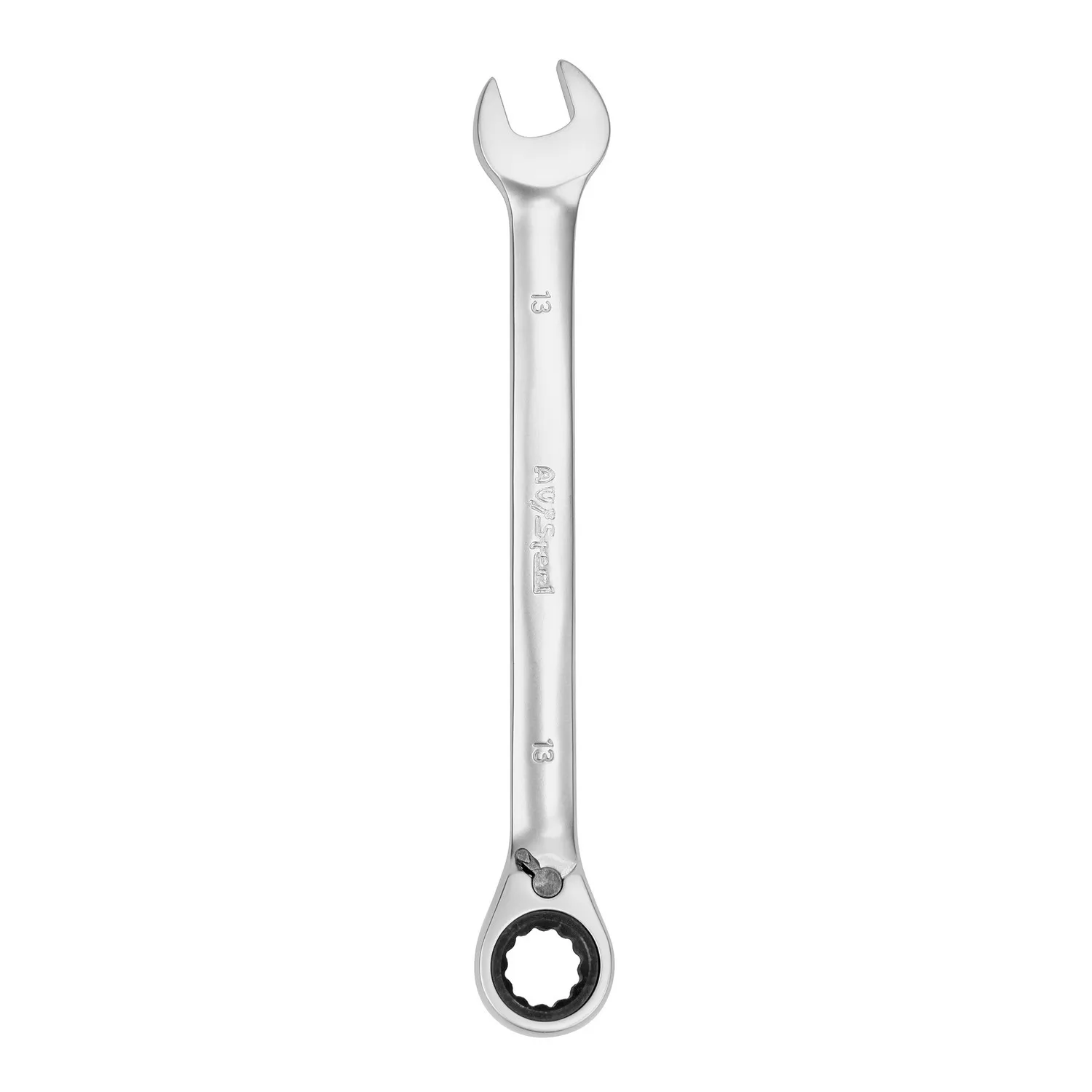 Ключ комбинированный, трещоточный, с реверсом, 13 мм AVSTEEL AV-315113