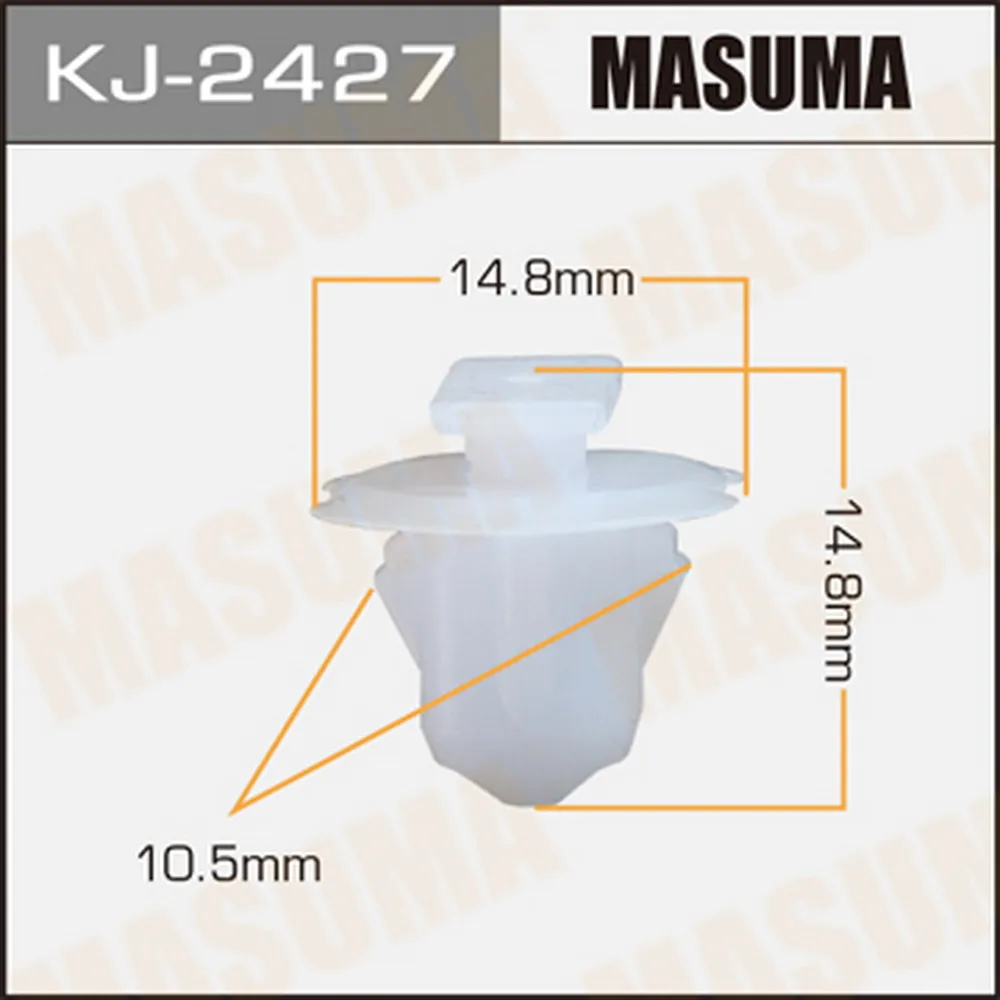 Клипса универс. 2427-KJ [уп.50] MASUMA KJ-2427
