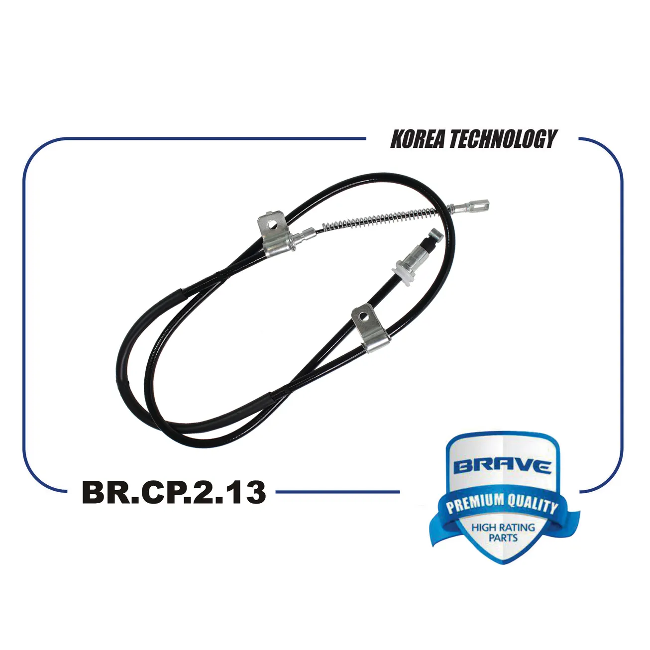 Трос ручного тормоза R Chevrolet Lanos BRAVE BR.CP.2.13