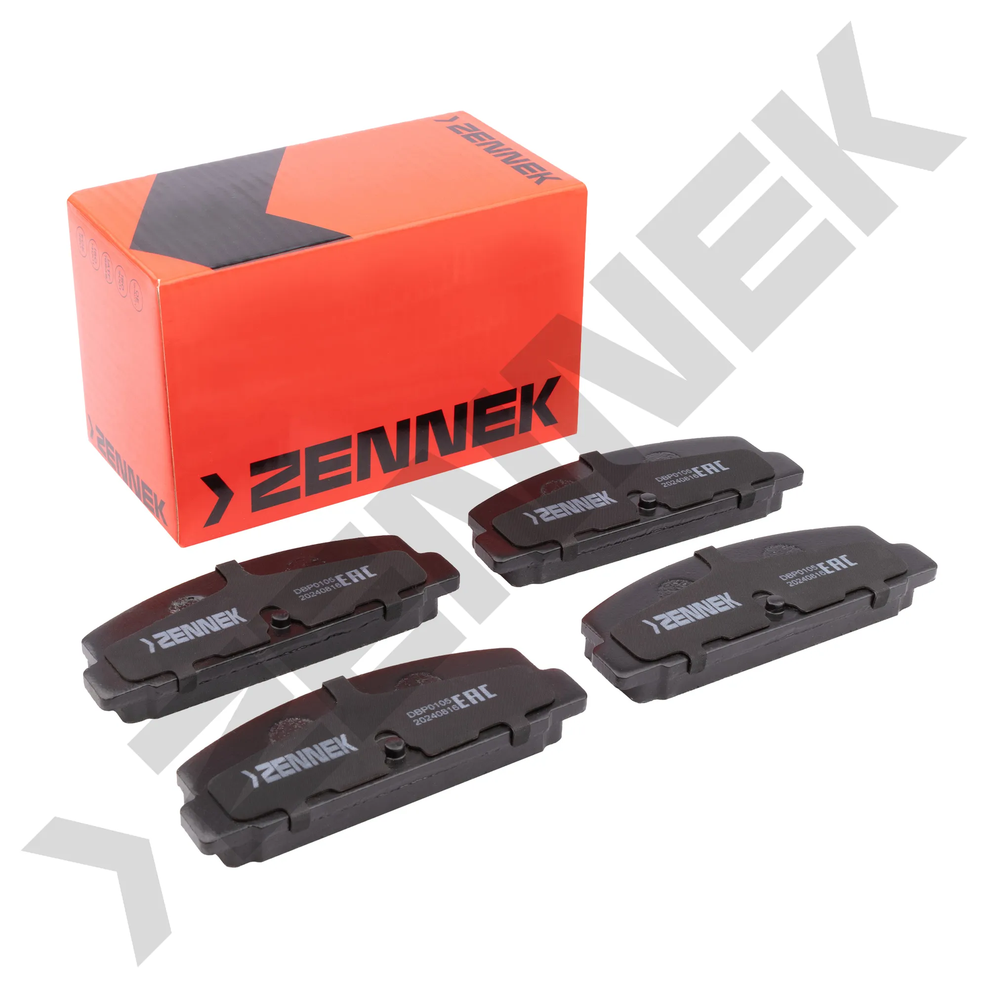 Колодки тормозные дисковые задние MAZDA 323 98-04, MAZDA 6 02-13 ZENNEK DBP0105