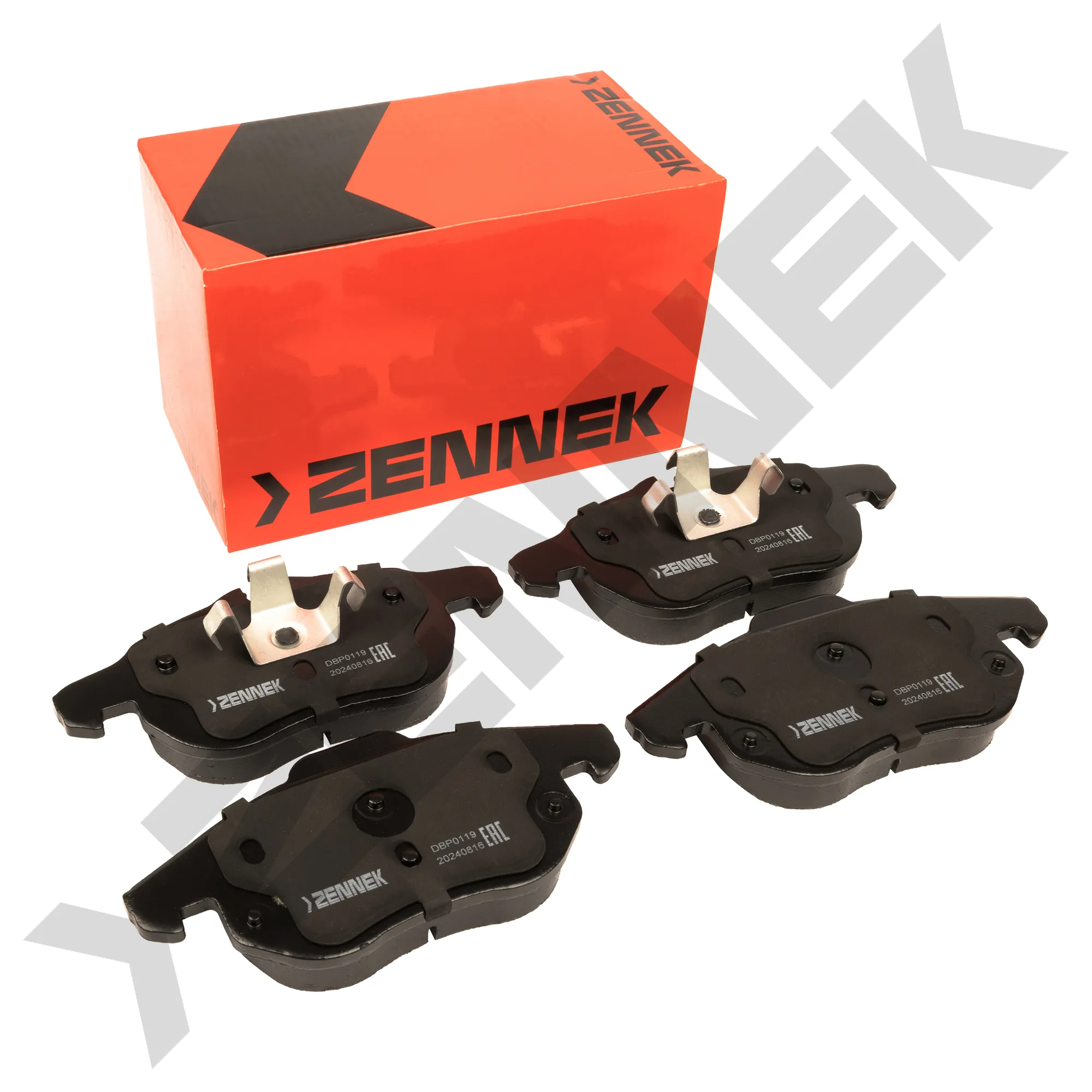 Колодки тормозные дисковые передние OPEL VECTRA 96-, SIGNUM 03-08 ZENNEK DBP0119