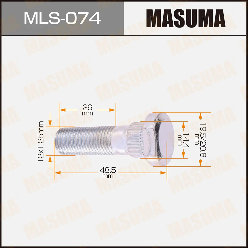 Шпилька для грузовика MASUMA MLS074