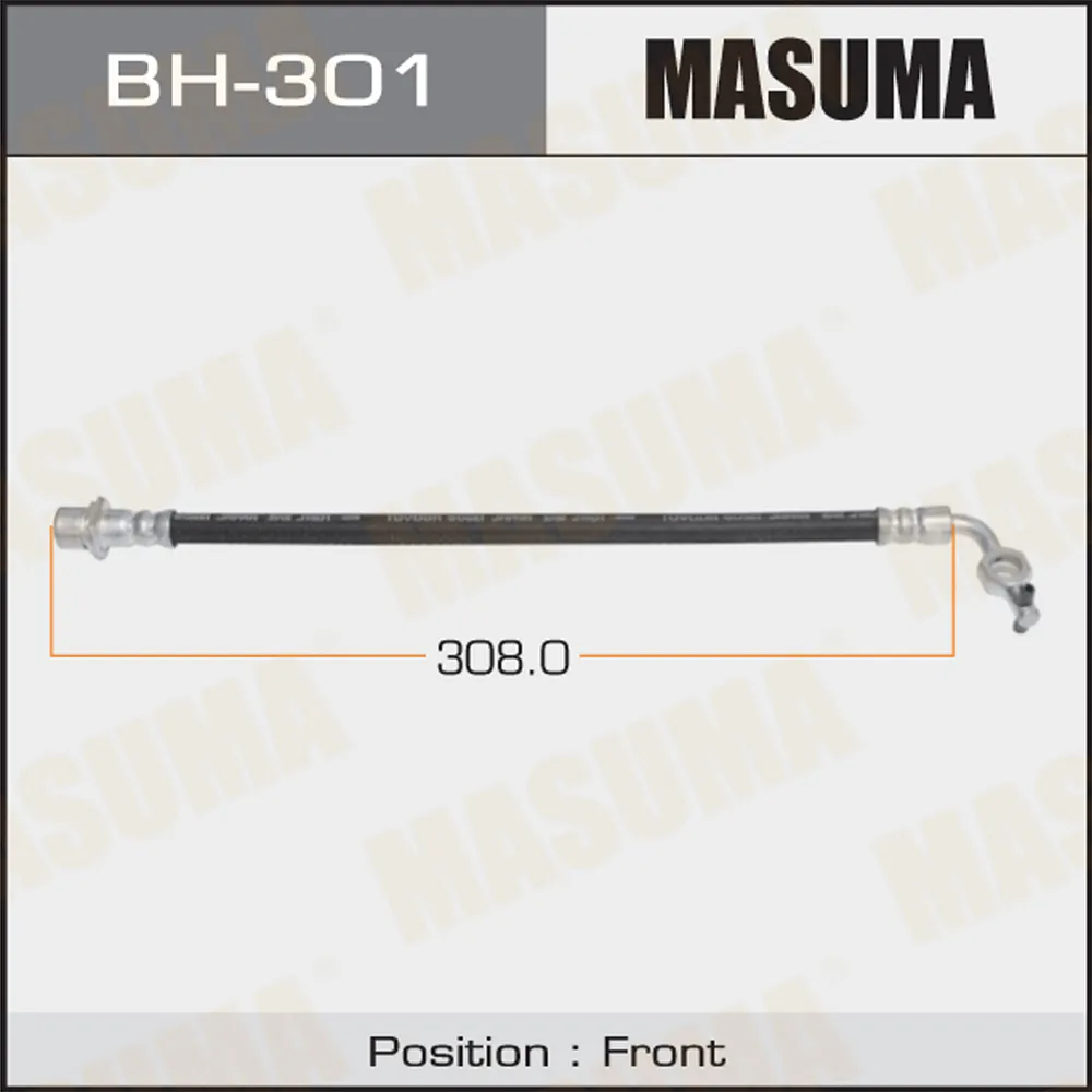 Шланг тормозной передний TOYOTA LAND CRUISER MASUMA BH-301