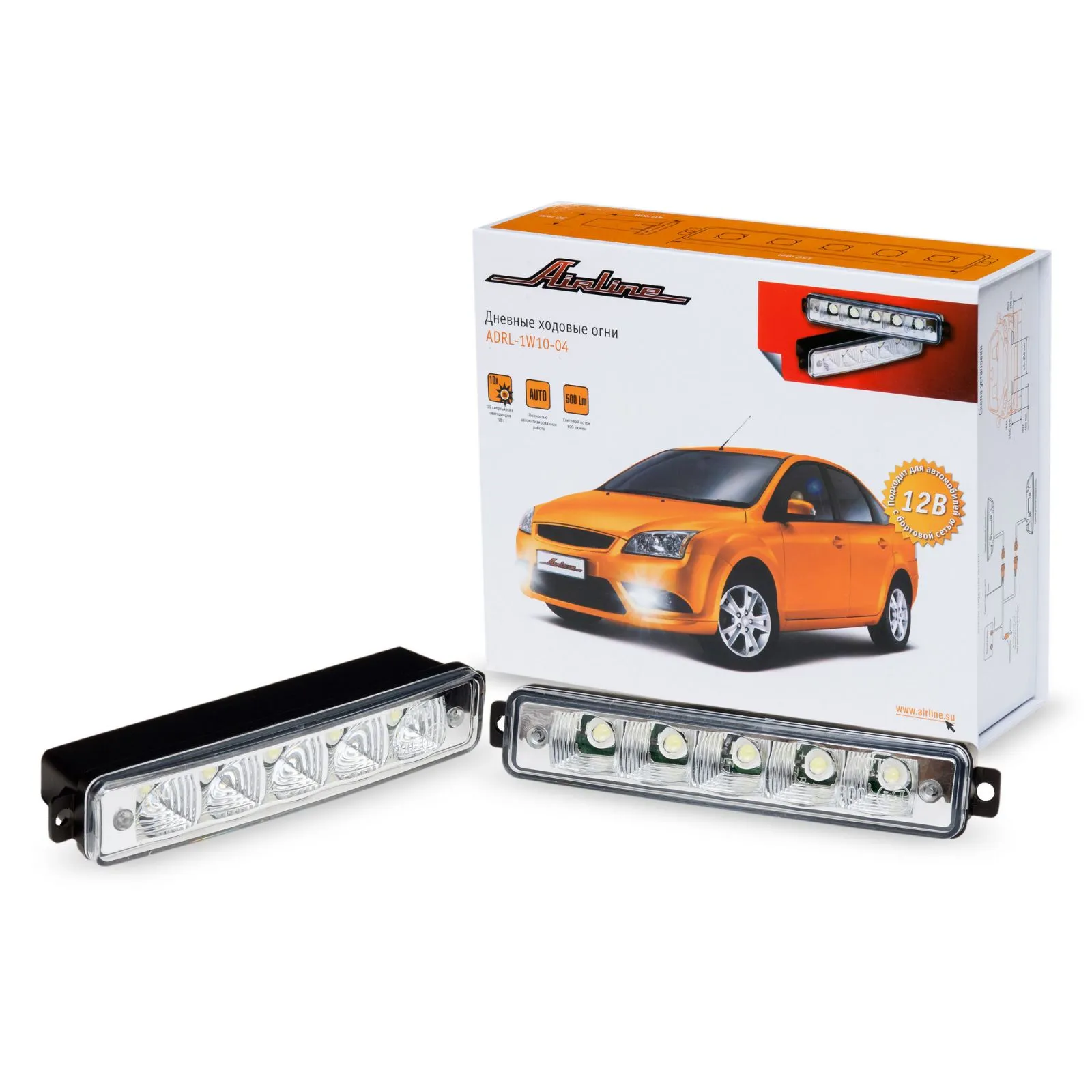 Ходовые огни 1Вт*10LED AIRLINE ADRL-1W10-04