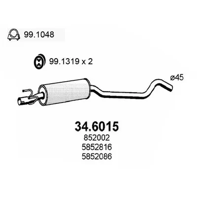 Резонатор ASSO 34.6015