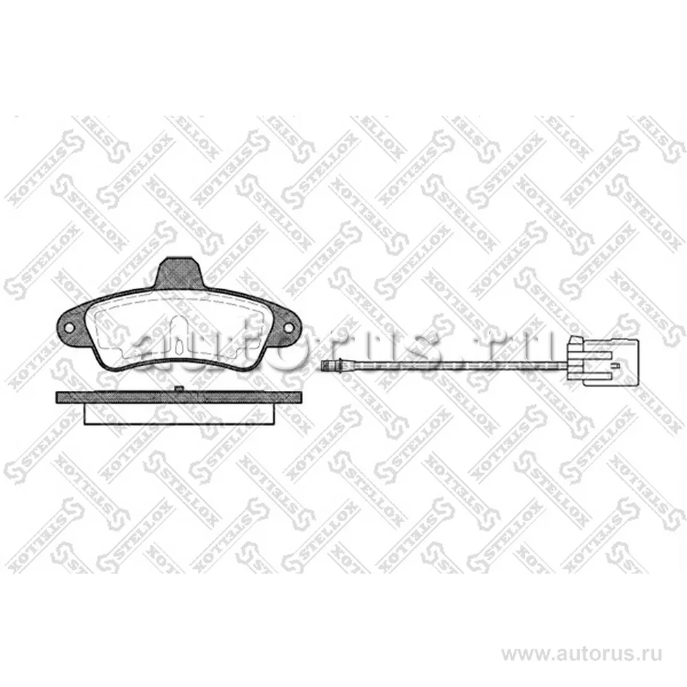 Колодки дисковые з. Ford Mondeo 1.6-1.8TD 93-0 STELLOX 444 002-SX