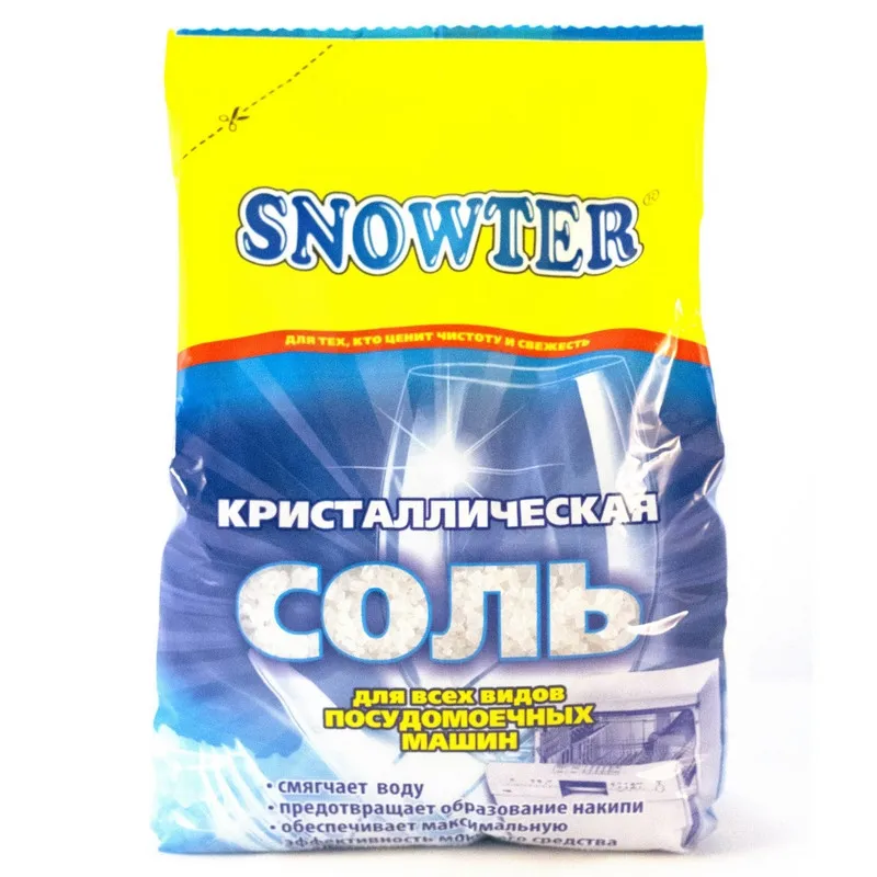 Соль для посудомоечных машин SNOWTER 1,5 кг. 647130