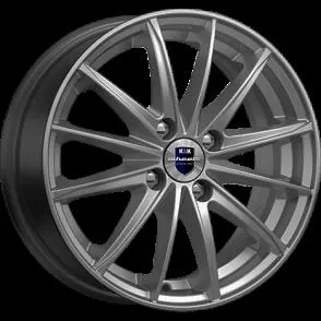 Диск литой R15 6J 4x100/67.1 ET35 КИК Пойнт Бланк Дарк платинум 77170