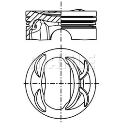 Поршнекомплект KNECHT/MAHLE 028PI00118001