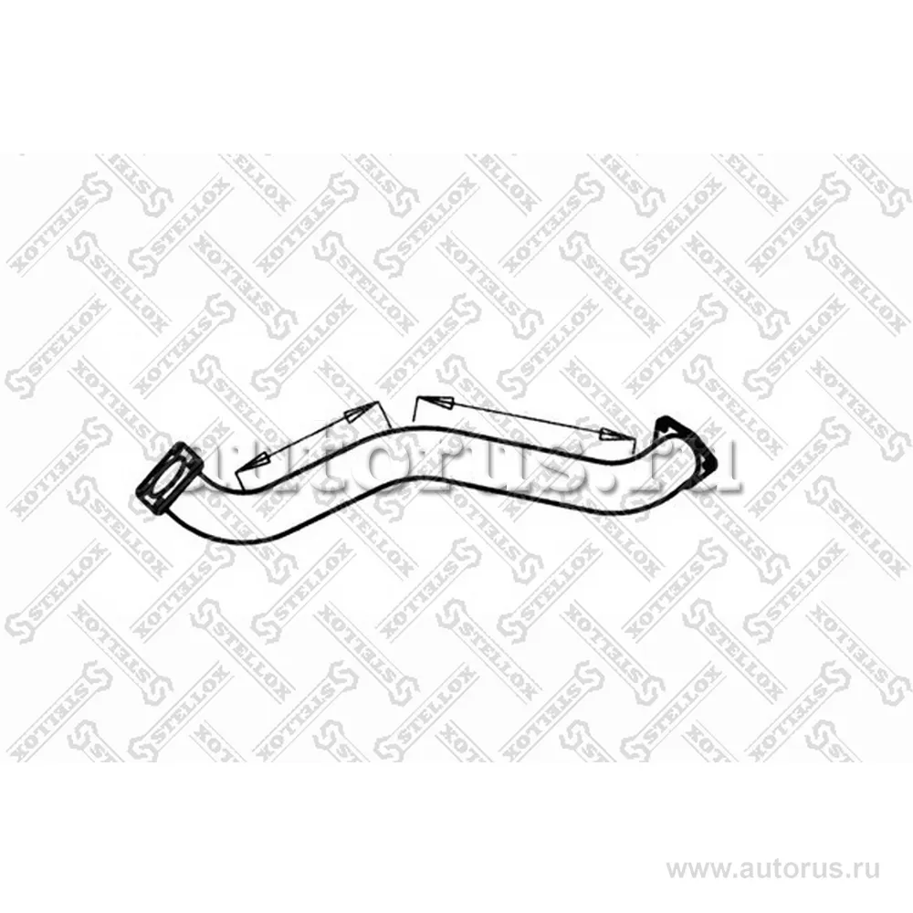 Труба глушителя DAF F95.350 STELLOX 8203623_SX