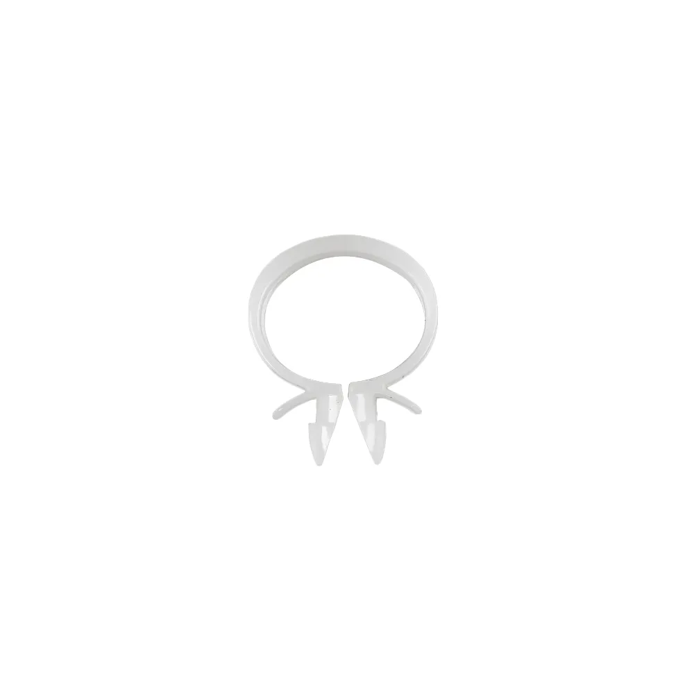 Скоба крепления электропроводки D20 (белая) BOLK BFX112007