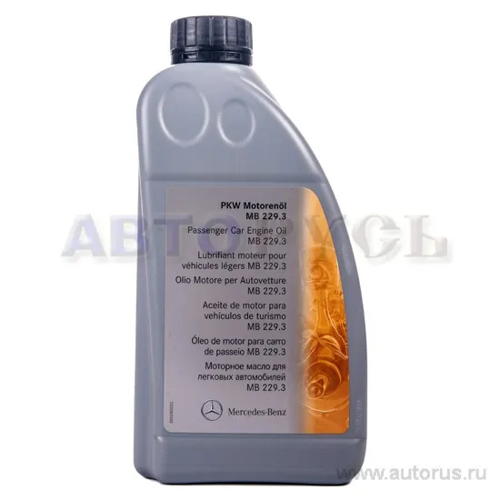Масло моторное MERCEDES-BENZ MB 229.3 5W-40 1 л A000 989 82 01 AAA6