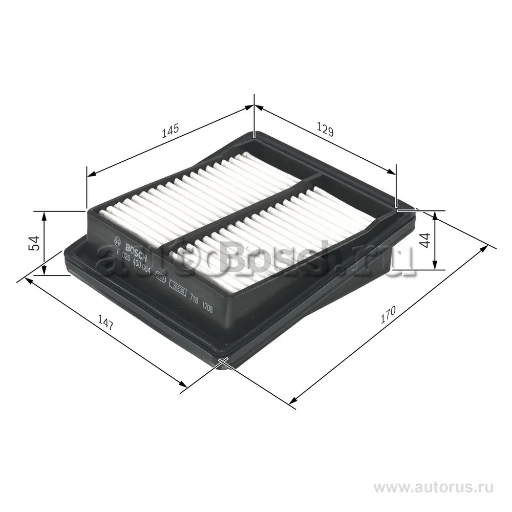 Фильтр воздушный BOSCH F 026 400 054
