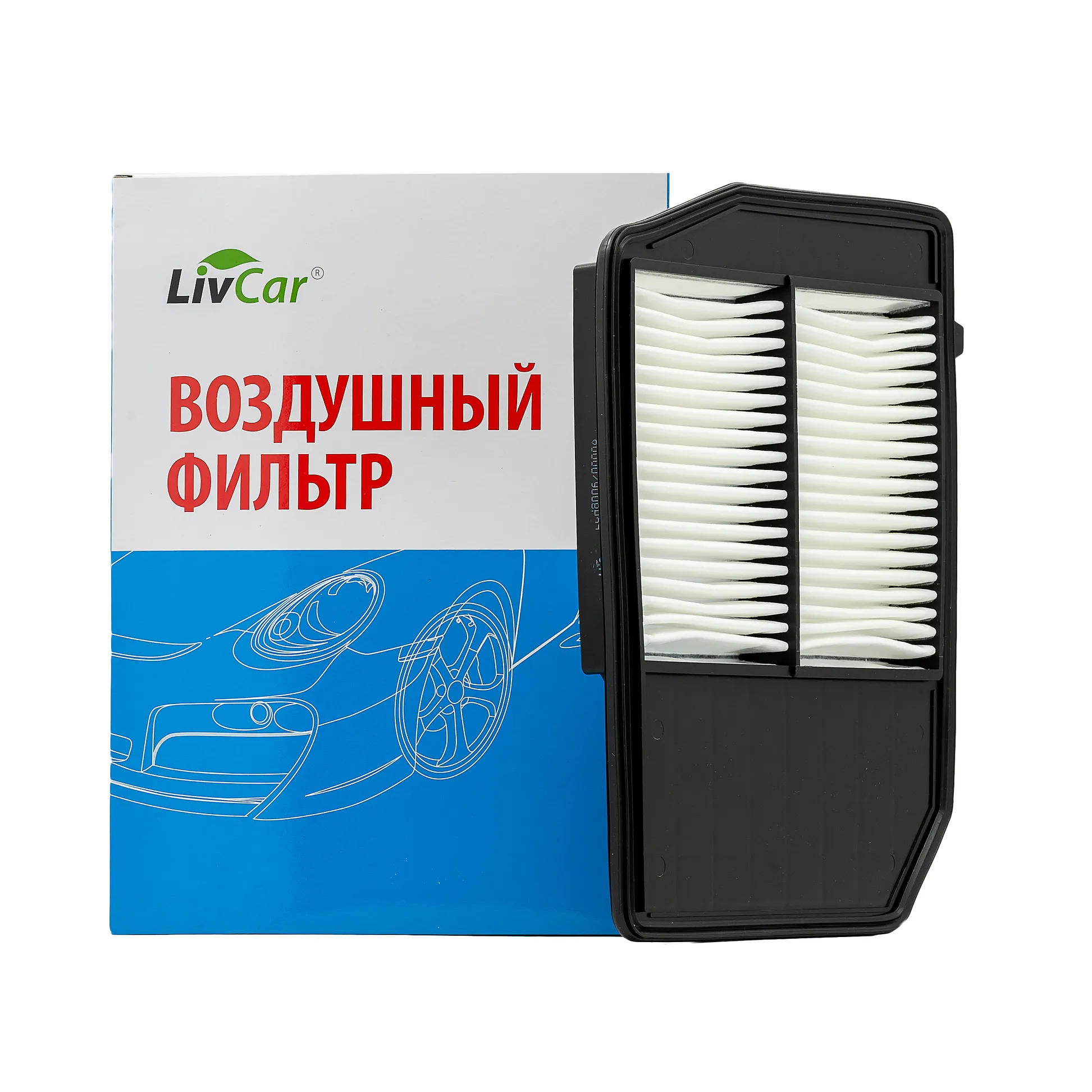 Фильтр воздушный LivCar OEM 17220-59B-000 HONDA LIVCAR LCH8006/0000A