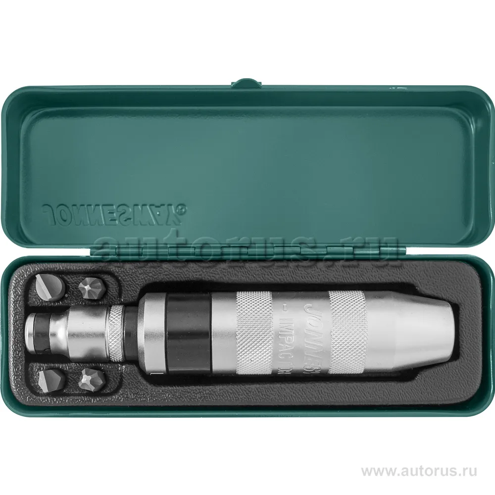Отвертка ударная с битами PH и SL 5пр JONNESWAY AG010055