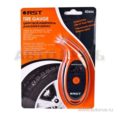 Манометр цифровой RST ACCUTIRE N00466, фонарик