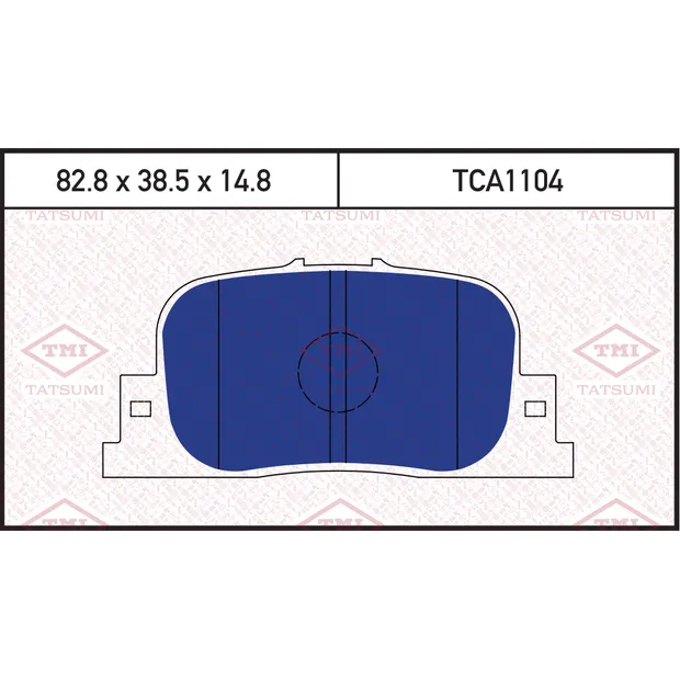 Колодки тормозные дисковые задние LEXUS GS 05-> TATSUMI TCA1104