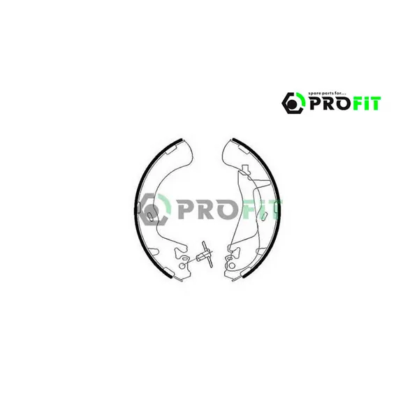 Колодки тормозные бараб._HYUNDAI H1/H200 REAR, компл Profit 50010010