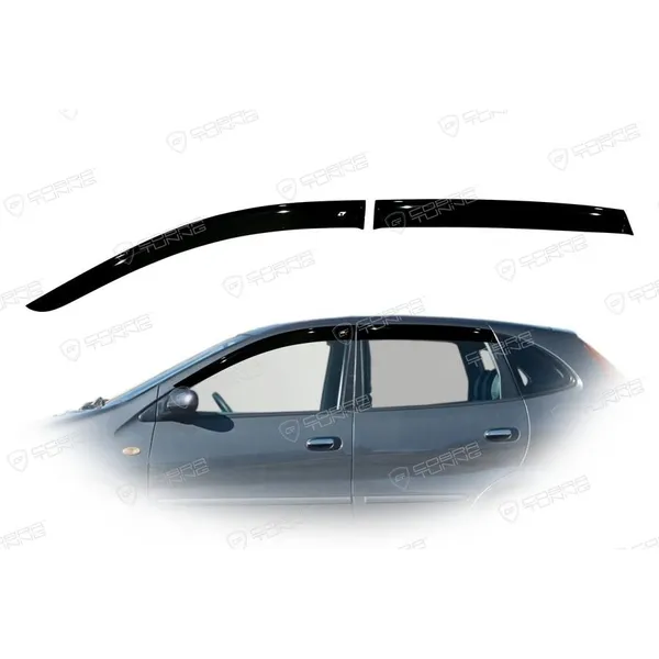 Дефлектора на окна Nissan Tino (V10) 1998-2003EuroStandard деф.окон Cobra Tuning NE17098