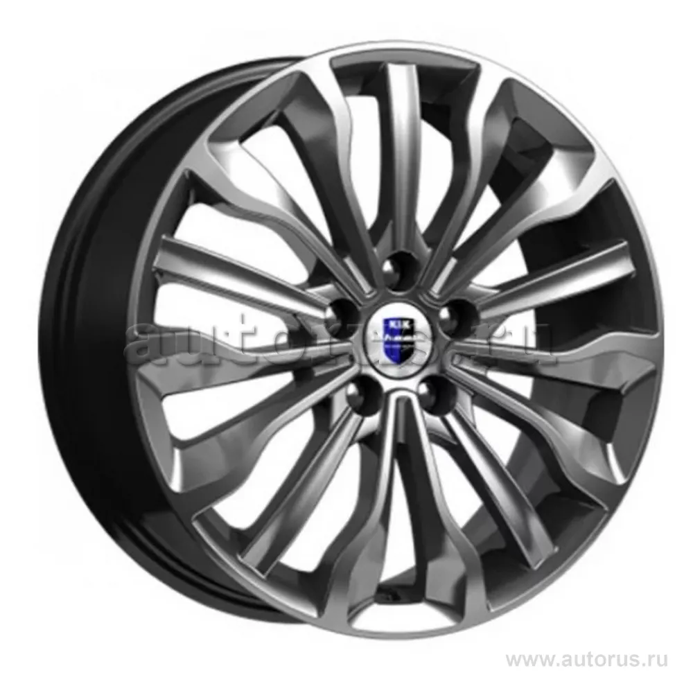 Диск литой R17 6.5J 5x114.3/60.1 ET50 КИК Атакама (КС756) Дарк платинум r73953