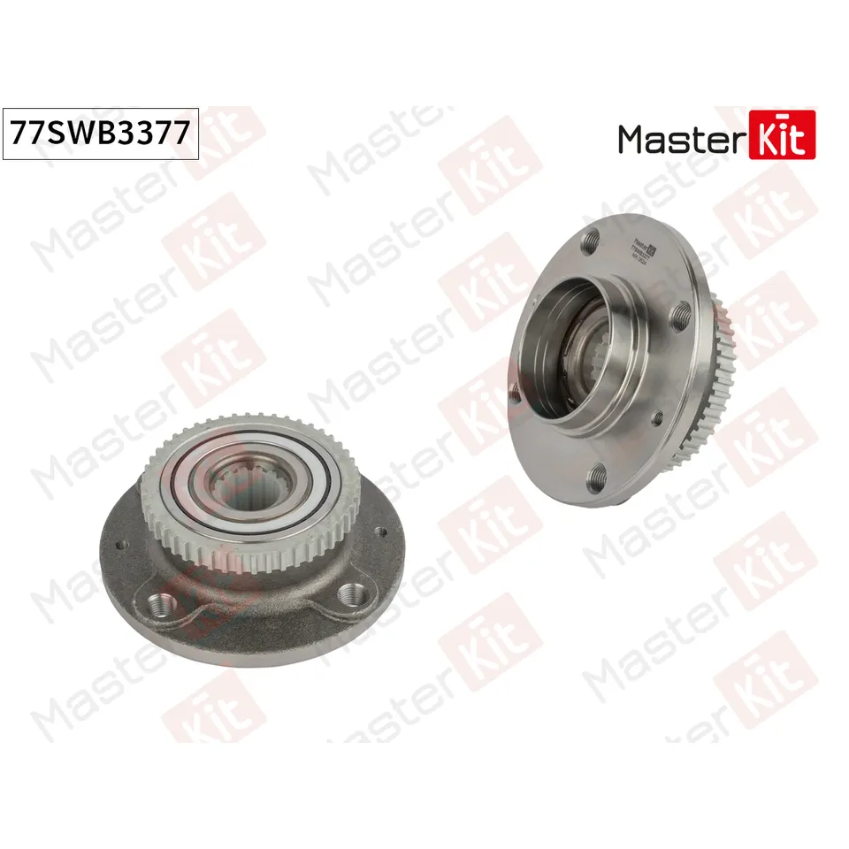 Ступица в сборе с подшипником зад. Citroen XANTIA (X1_, X2_)/Peugeot 406 (8B, 8E/F, 8C) 19 MASTERKIT 77SWB3377