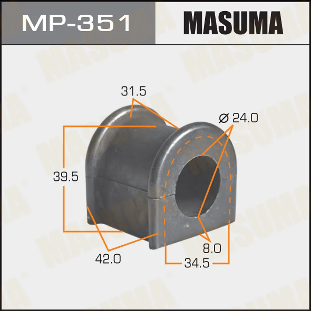 Втулка стабилизатора TOYOTA LAND CRUISER MASUMA MP-351