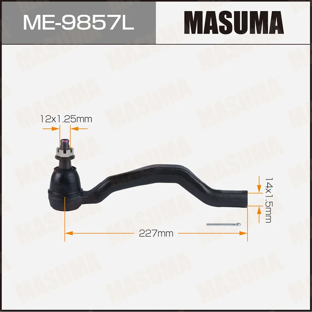 Наконечник рулевой тяги MASUMA ME9857L