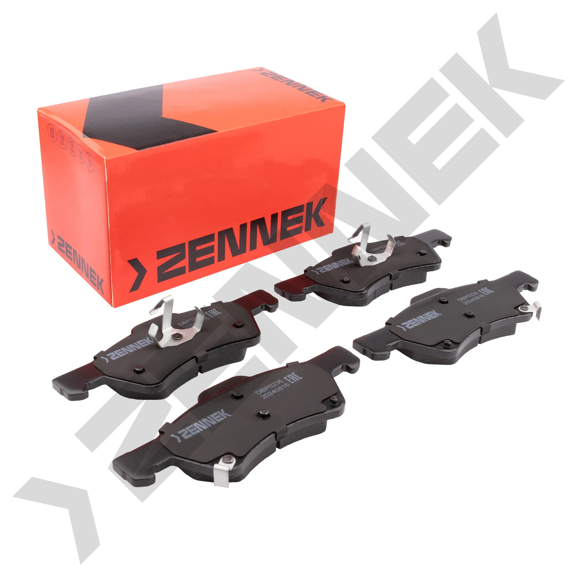 Колодки тормозные дисковые передние DODGE RAM 05-09, CHRYSLER VOYAGER 99-08 ZENNEK DBP0235