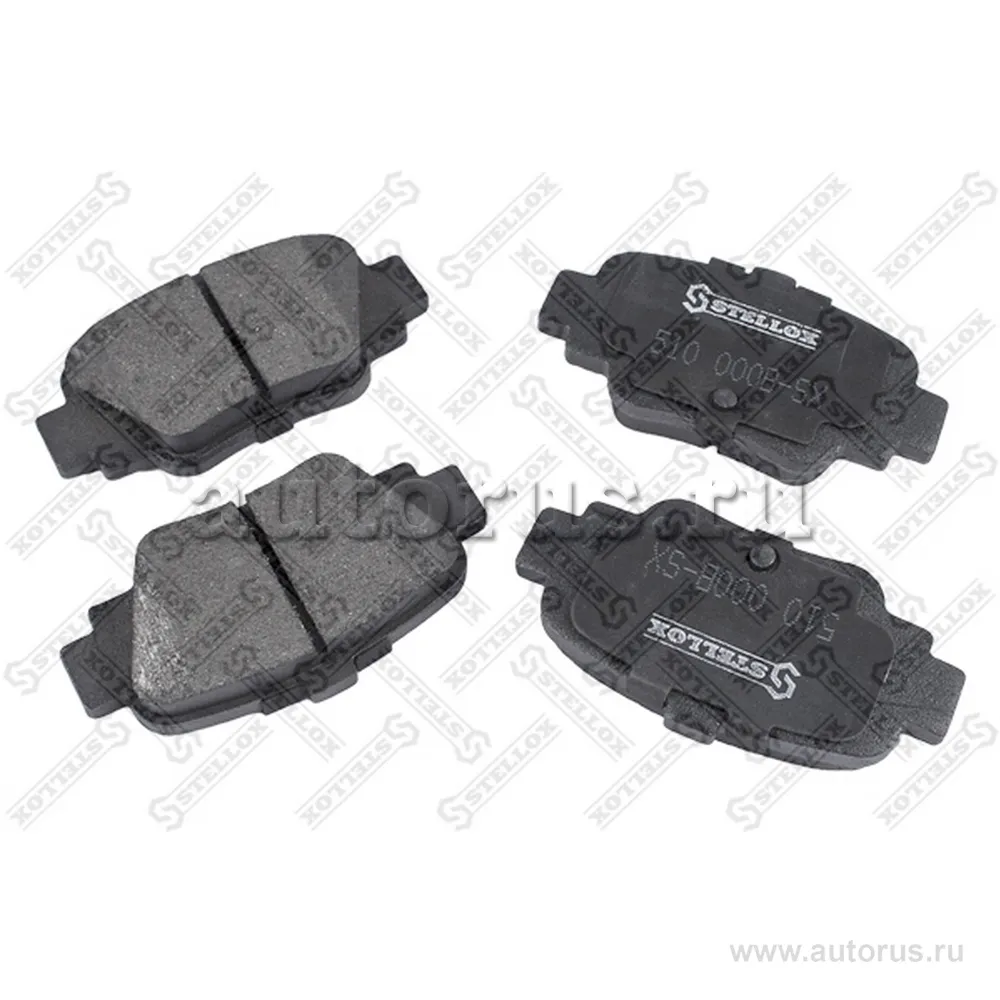 Колодки дисковые задн. с антискр. пл. Nissan Micra 1.3i/1.4i 92-03 STELLOX 510 000B-SX