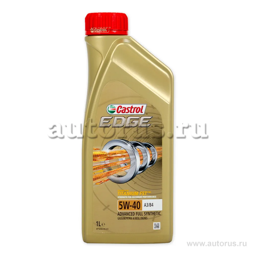 Масло моторное CASTROL EDGE A3/B4 5W-40 синтетическое 1 л 15BA5E