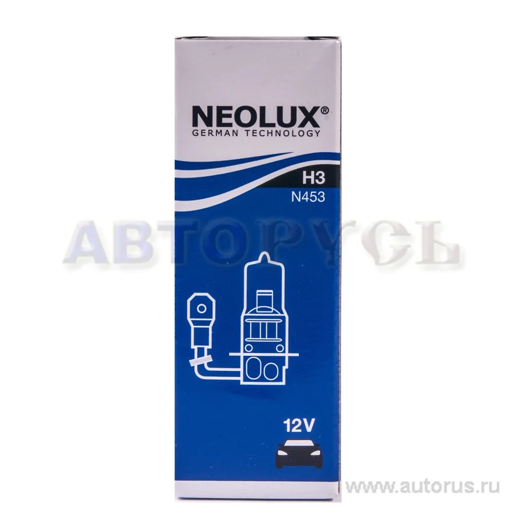 Лампа 12V H3 55W PK22s NEOLUX Standart 1 шт. картон N453