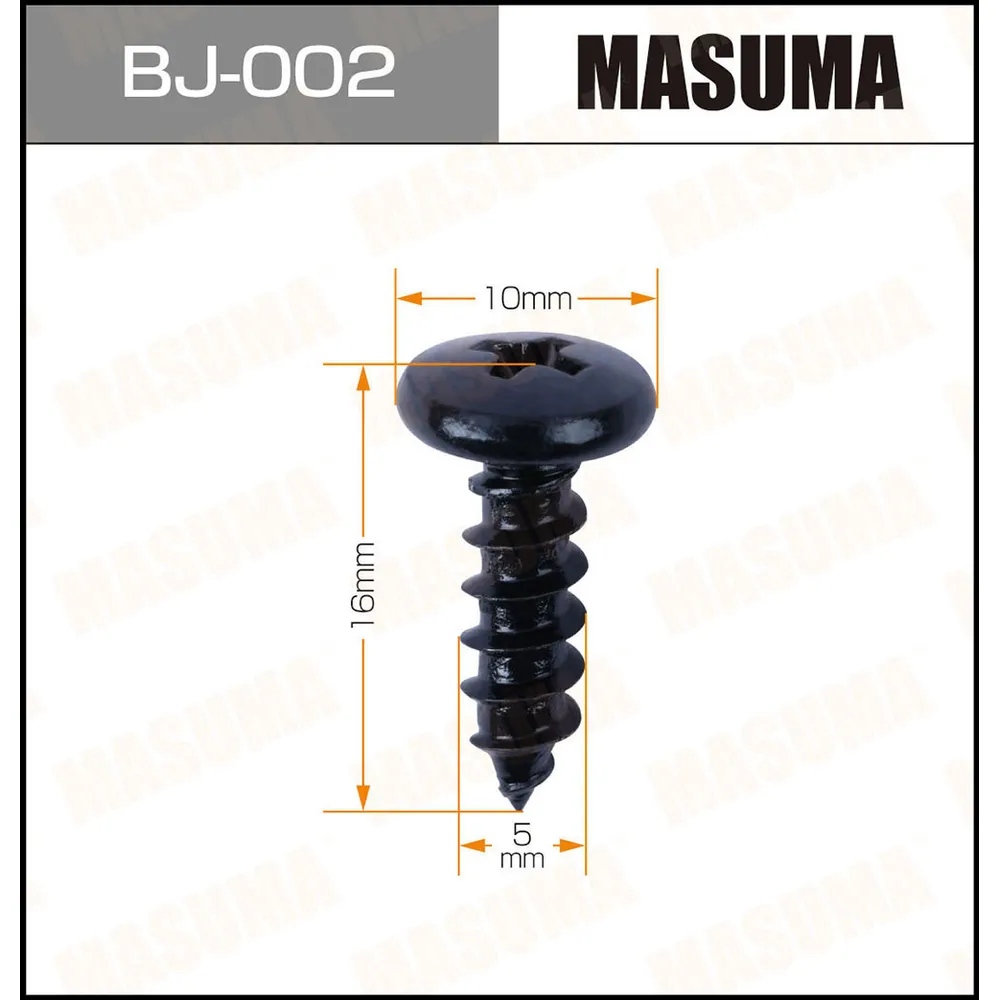 Саморез 5x16 уп.12шт MASUMA BJ-002