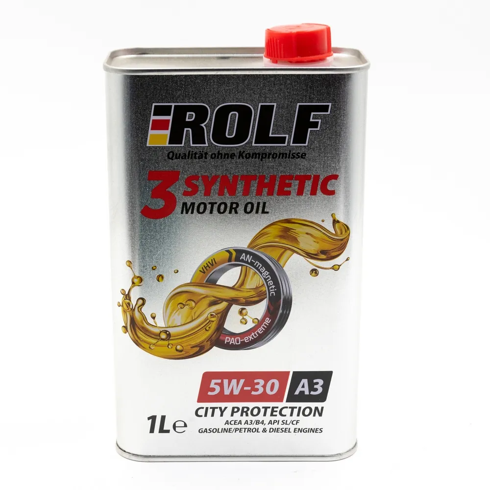 Масло моторное ROLF 3-SYNTHENIC 5W-30 синтетическое 1 л 322550