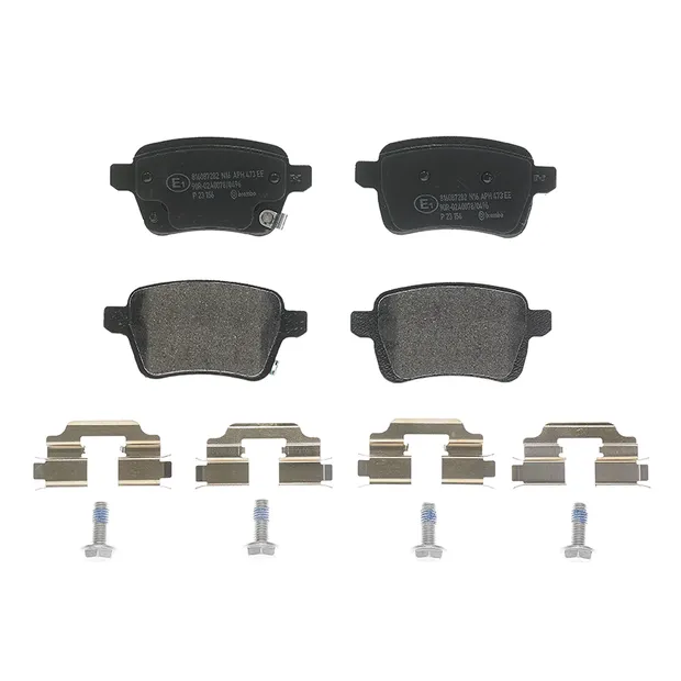 Колодки тормозные дисковые задн, FIAT 500L 12- BREMBO P23156