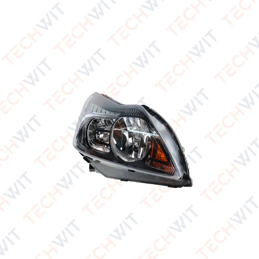 Фара передняя Прав. чёрная Ford Focus 2008-2011 TECHWIT HD001FRD012BL