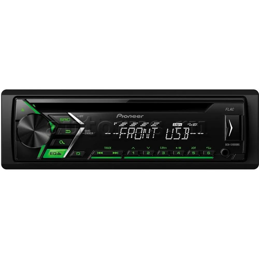 Автомагнитола PIONEER DEH-S100UBG, 4x50вт,USB/MP3/CD/Поддержка Android