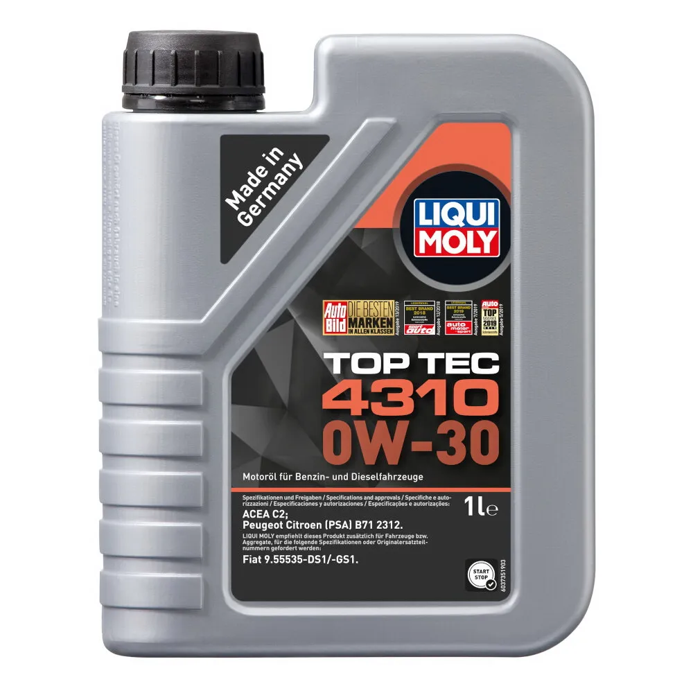 Масло моторное Top Tec 4310 0W-30 C2 (1л) LIQUI MOLY 2361