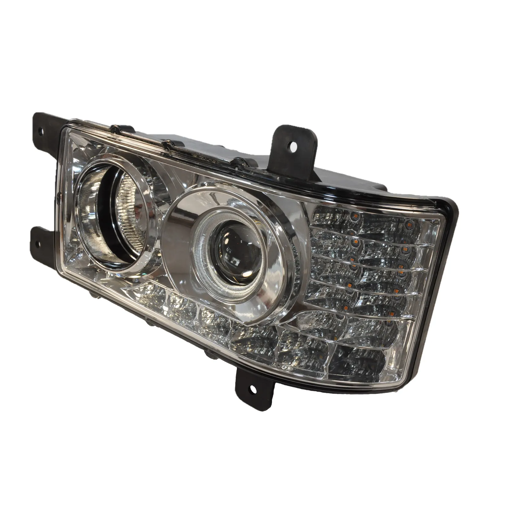 Блок-фара левая КАМАЗ-6520, 6511, 4308 16 светодиодов (LED) с ДХО, AVTOELECTRICA 311.3775-16