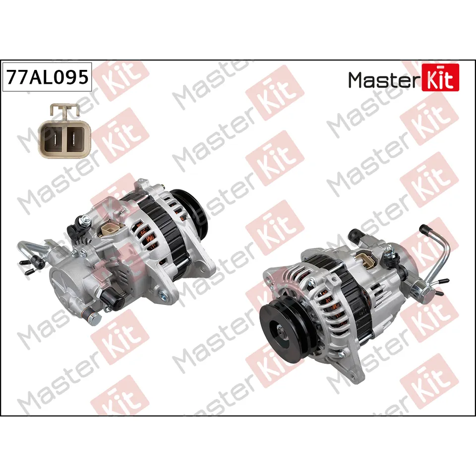 Генератор HYUNDAI H-1/PORTER, MITSUBISHI L300/L400 2.5TD MASTERKIT 77AL095