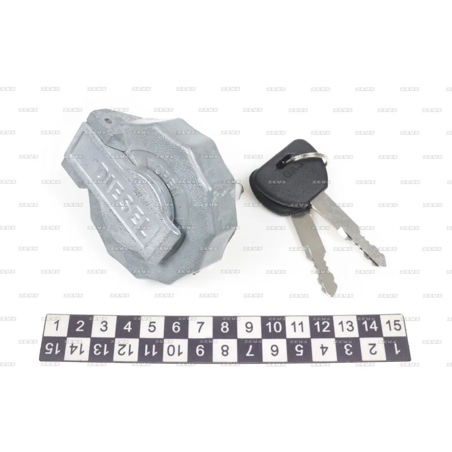 Крышка топливного бака elf 34 mm; с ключом ZEVS CY86210