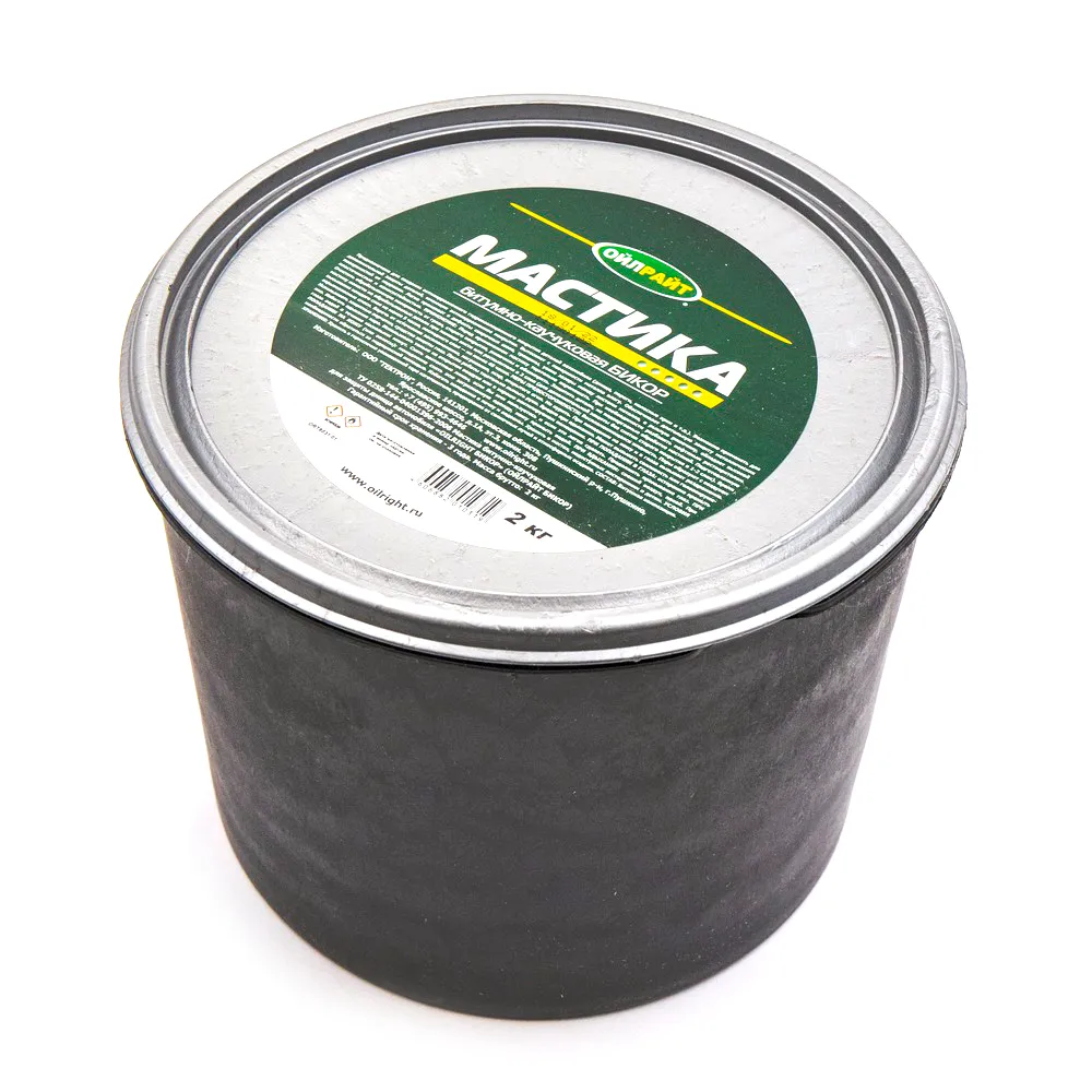 Мастика БИКОР 2кг ведро OILRIGHT 8031
