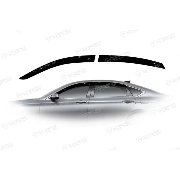 Дефлектора на окна Hyundai Genesis Sd (DH) 2013/Genesis G80 2016–2020EuroStandard деф.окон Cobra Tuning HE24113