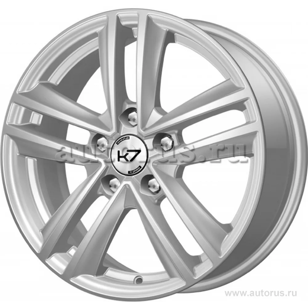 Диск литой R16 6.5J 5x114.3/66.1 ET50 K7 к137 Крым Серебро 19389