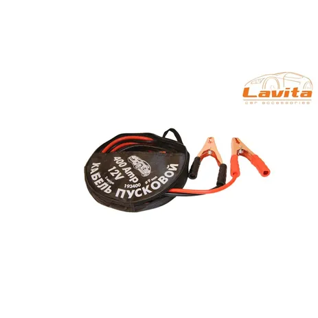 Пусковой кабель, 400А, 3м, Lavita, LA 193400