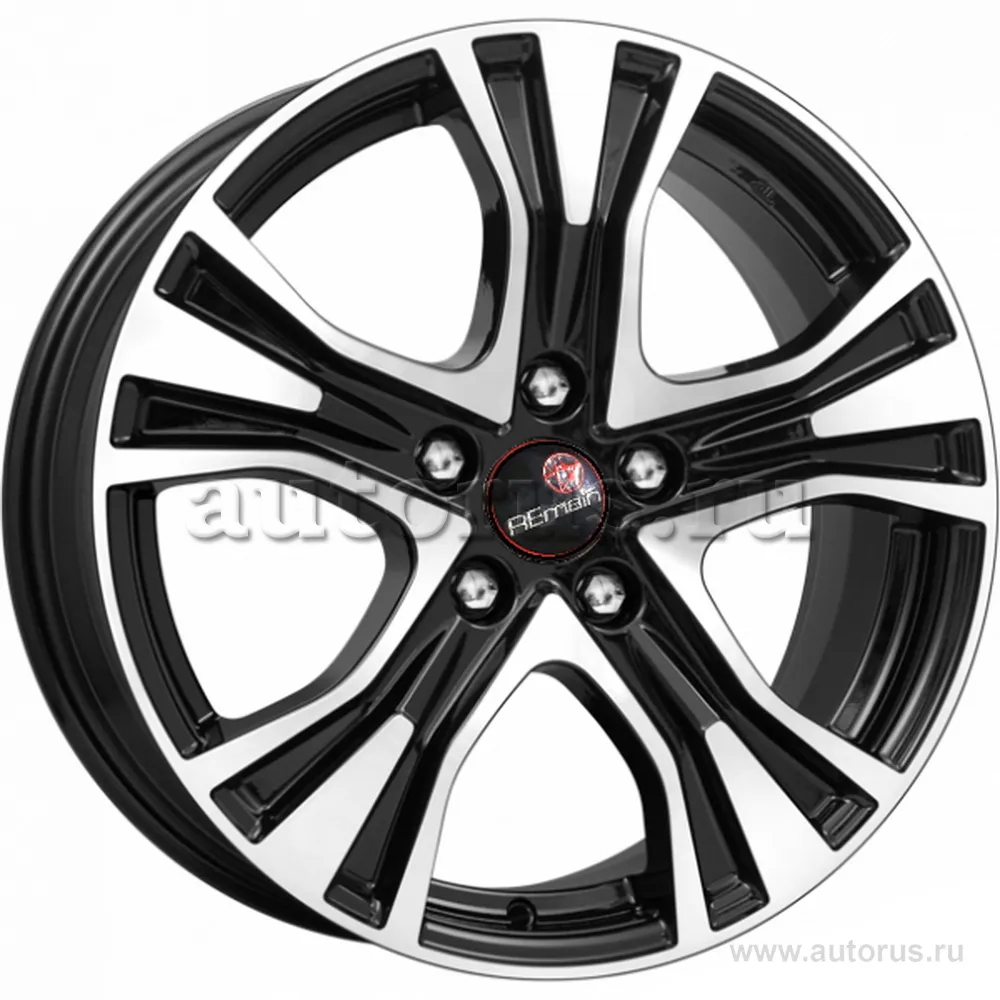Диск литой R17 7J 5x114.3/60.1 ET39 Remain R159 алмаз черный 15900AR