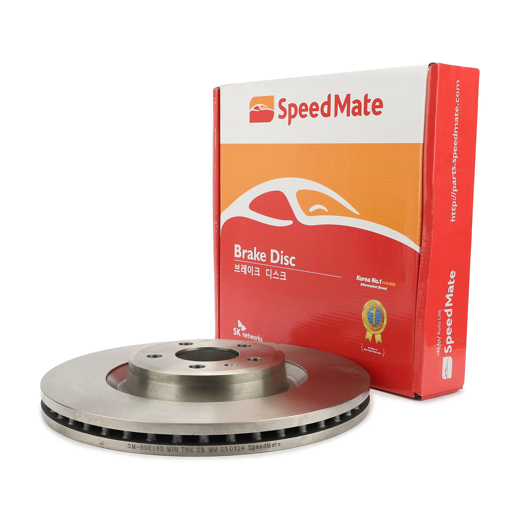 Диск тормозной передний AUDI A4,A5,A6,A7 SPEEDMATE SM-BDE165
