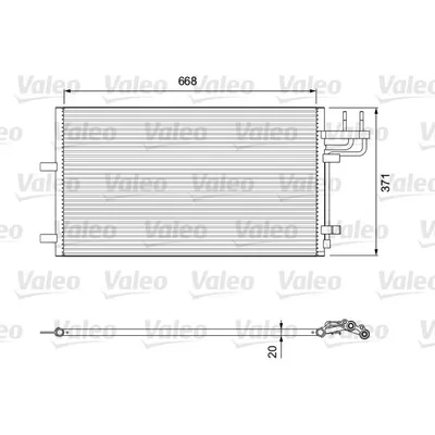 Конденсор кондиционера VALEO 818046